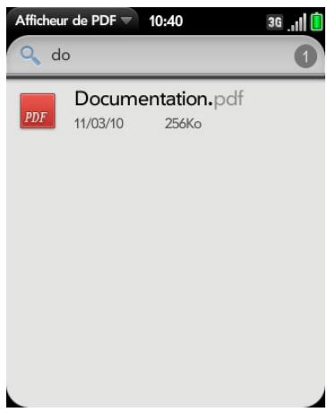 PALM PALM PIXI PLUS - Ouvrez un fichier PDF - 1