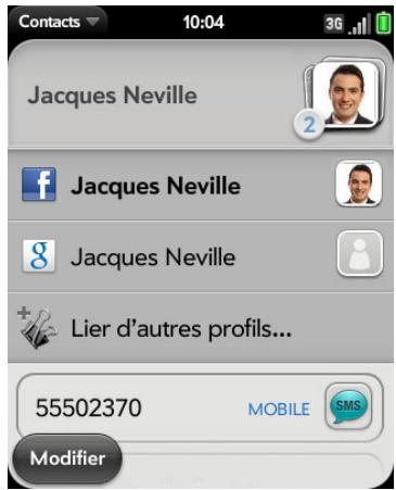 PALM PALM PIXI PLUS - Déception de liens entre les contacts - 1