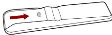 HISENSE 75N5800 - Installing Batteries in the Remote Control - 3