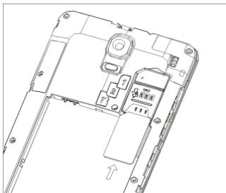 IT WORKS M5028Q - Installer la carte SIM et micro-sim - 1
