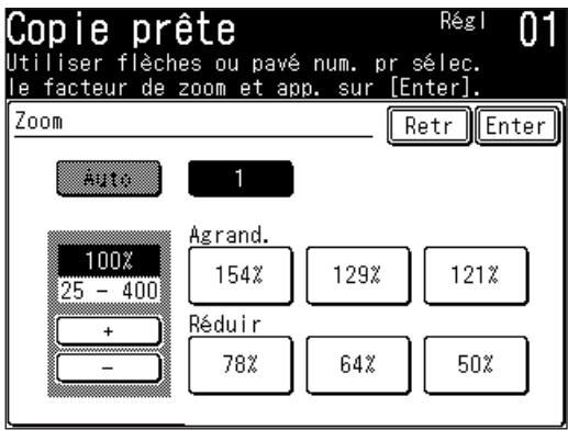 MURATEC F520 - Utilisation de taux prédéfinis - 1