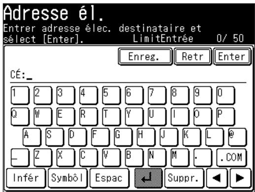 MURATEC F520 - Envoyer un document par e-mail - 3