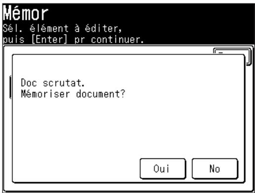 MURATEC F520 - Enregistrement d'un document en vue d'une émission par relève - 3