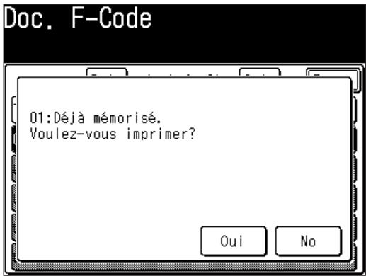 MURATEC F520 - Efface une boîte F-code vide. - 12