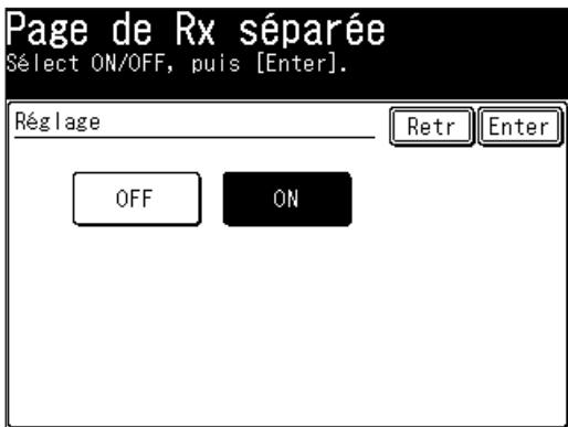 MURATEC F520 - Paramétrr la page de séparation - 3
