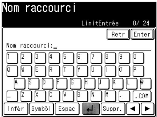 MURATEC F520 - Enregister un raccourci dossier - 6