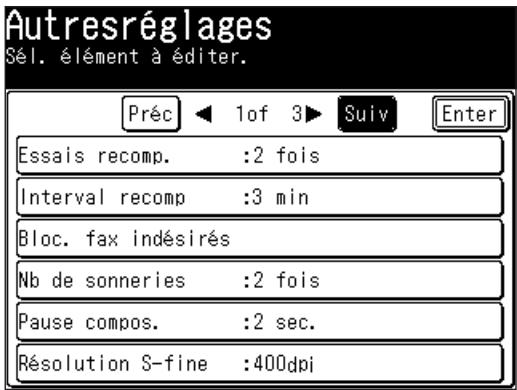 MURATEC F520 - Pour ajuster les paramètres d'impression - 1