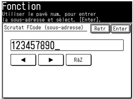 MURATEC F520 - Relève F-Code - 1