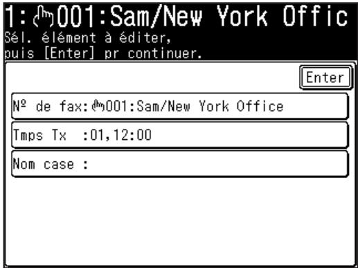 MURATEC F520 - Appuyez sur [Tmps Tx]. - 1