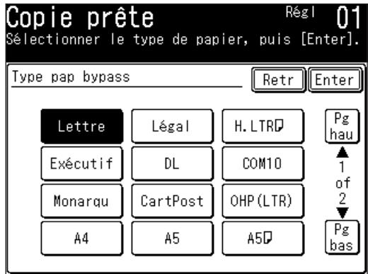 MURATEC F520 - Sélection du papier - 3