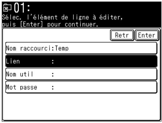 MURATEC F520 - Enregister un raccourci dossier - 7