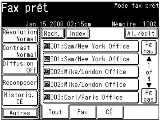 MURATEC F520 - Emission de fax avec l'ADF - 1
