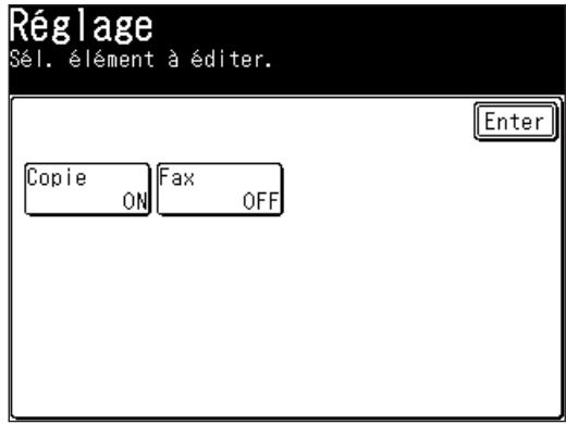 MURATEC F520 - Enregistrement des codes de département. - 7