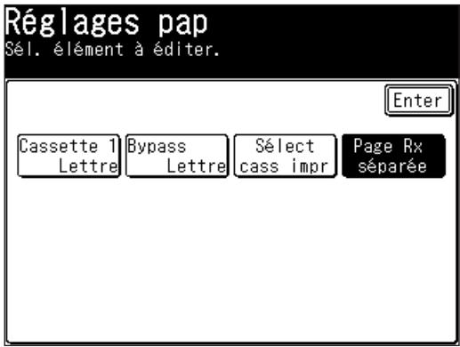 MURATEC F520 - Paramétrr la page de séparation - 1