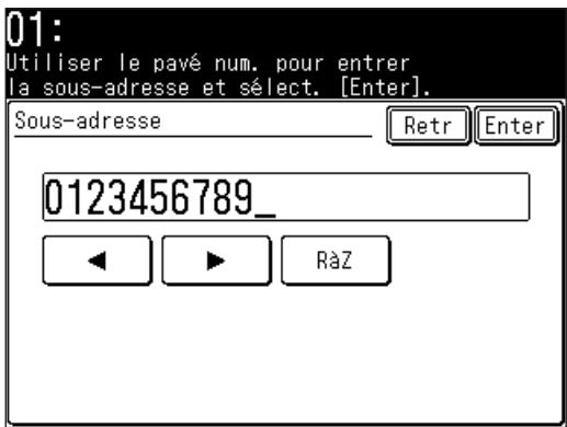 MURATEC F520 - Si vous configurez une boîte sécurisée : - 1