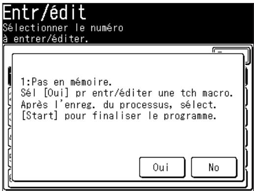 MURATEC F520 - Enregistrer ou éoperator une macro-commande - 3