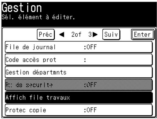 MURATEC F520 - Consultation de la file d'attente d'impression de copie - 1