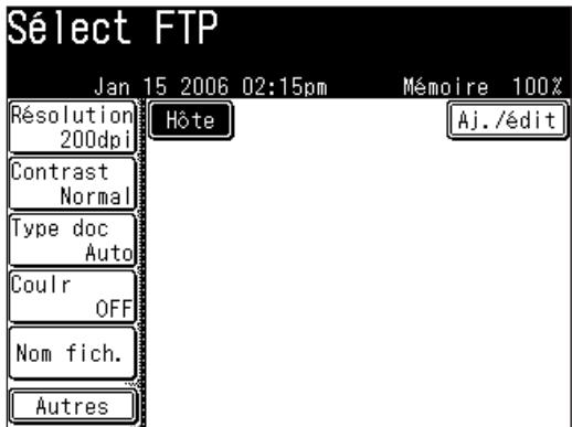 MURATEC F520 - Numérisation de documents vers un serveur FTP - 2