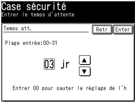 MURATEC F520 - □ Configuration du temps de conservation - 1