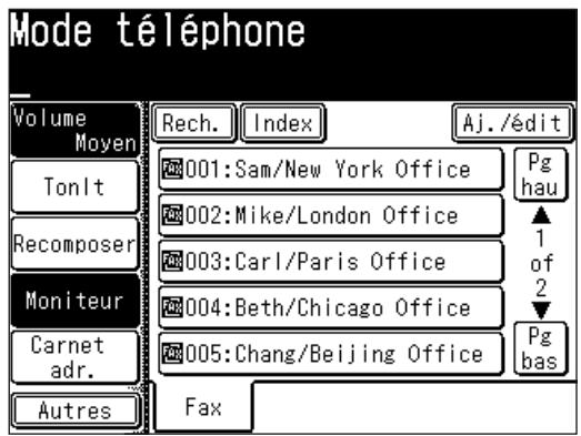MURATEC F520 - Réglage du volume du combiné optionnel - 3