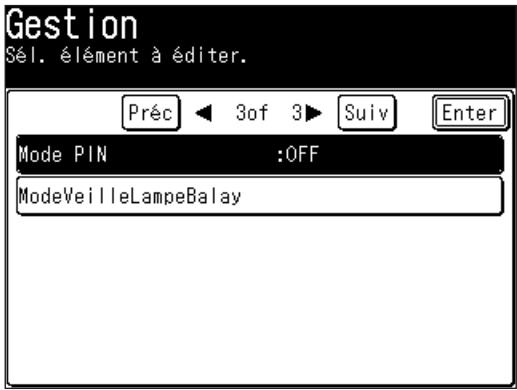 MURATEC F520 - Activation du masque PIN - 1