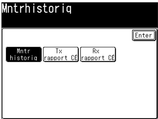 MURATEC F520 - Consulter l'historique d'envoir/reception de fax - 1