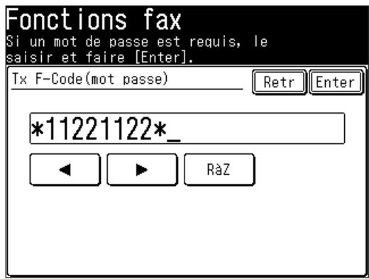 MURATEC F520 - Efface une boîte F-code vide. - 19