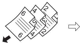 MURATEC F520 - Copie recto d'un document recto-verse (2:1) - 2