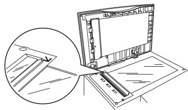 MURATEC F520 - Chargement de document sur la vitre d'exposition - 1