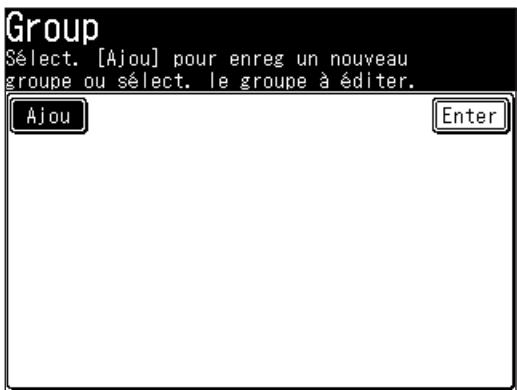 MURATEC F520 - Enregistrer ou éditer un groupe d'essay - 1