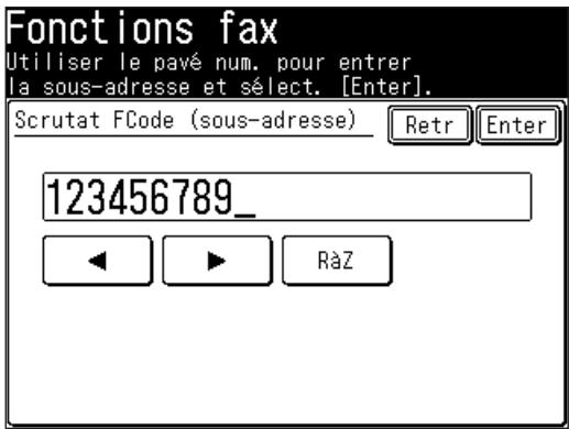 MURATEC F520 - Efface une boîte F-code vide. - 20