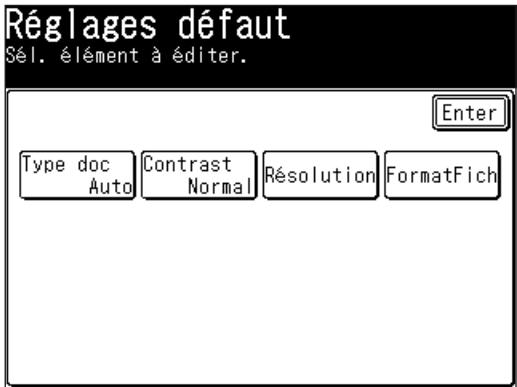 MURATEC F520 - Accès aux paramètres scanner par défaut - 2