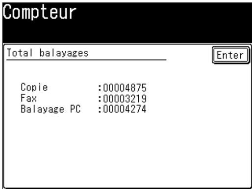 MURATEC F520 - Vérification du nombre de pages imprimées - 3
