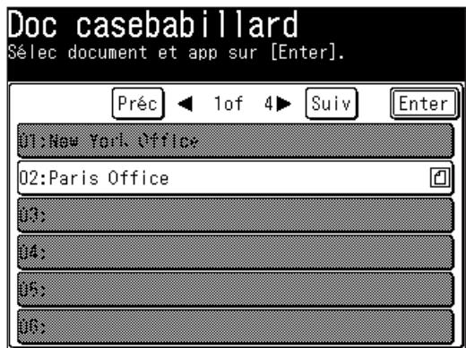 MURATEC F520 - Efface une boîte F-code vide. - 14