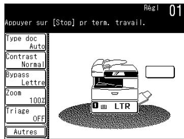 MURATEC F520 - Si la capacité mémoire est dépassée pendant la numérisation de la page 2+ - 1