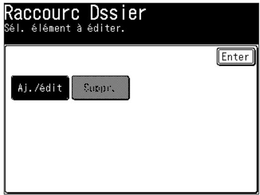 MURATEC F520 - Enregister un raccourci dossier - 3