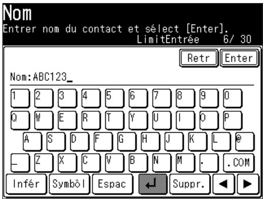 MURATEC F520 - Utilisation du clavier QWERTY - 1