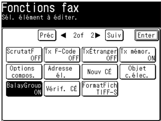 MURATEC F520 - Changer le message texte par défaut - 1