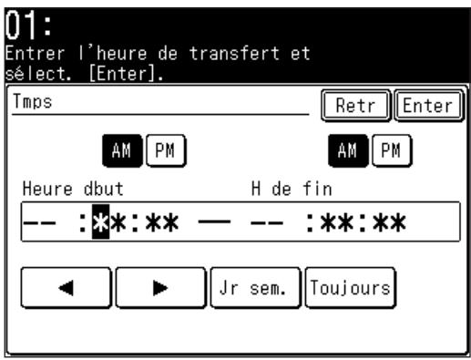 MURATEC F520 - Heure spécifiée - 1