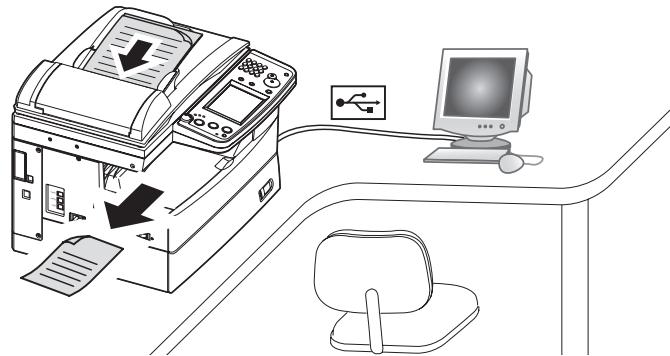 MURATEC F520 - Impression/Numérisation locales (Voir page 9-1) - 1