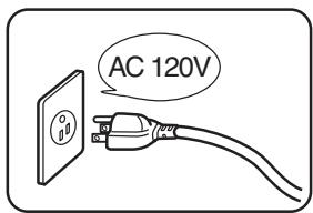 MURATEC F520 - Utilisez une prise standard CA 120 V - 1