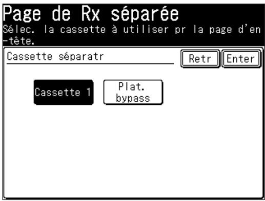 MURATEC F520 - Paramétrr la page de séparation - 4