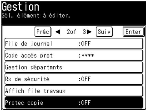 MURATEC F520 - Protection copie - 1