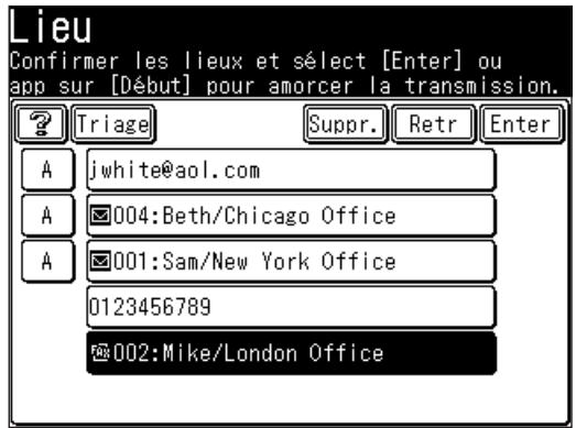 MURATEC F520 - Destinations spécifiées - 3