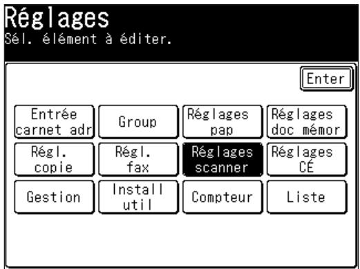 MURATEC F520 - Enregistrement d'un serveur FTP vers un raccourci - 1