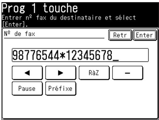 MURATEC MFX1430 - Enregistrement de touches de programme 1 touche (Mode 1) - 1