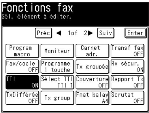 MURATEC MFX1430 - Envoi de fax avec informations TTI jointes - 1
