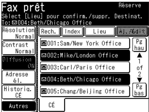 MURATEC MFX1430 - Changer le message texte par défaut - 3