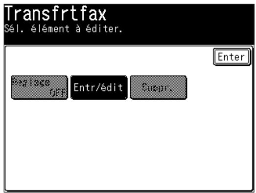 MURATEC MFX1430 - Enregistrer ou éditer une règle de transfert - 1