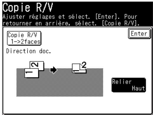 MURATEC MFX1430 - Copie recto-verse d'un document recto (1:2) - 2